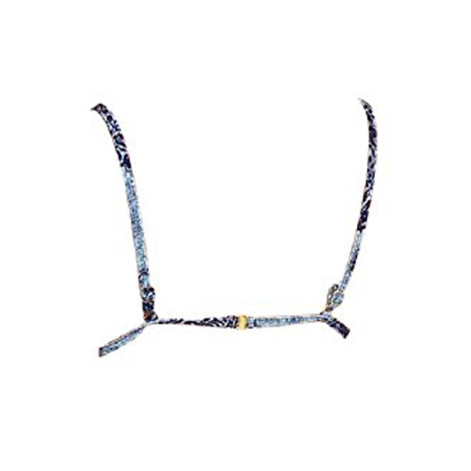 Women Open Eyes Ruched Bikini Top