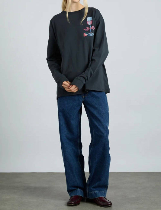 Damson Madder - Rose Wine Long Sleeve Tee