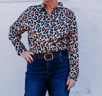 Joy Joy - Leopard Oversized Blouse