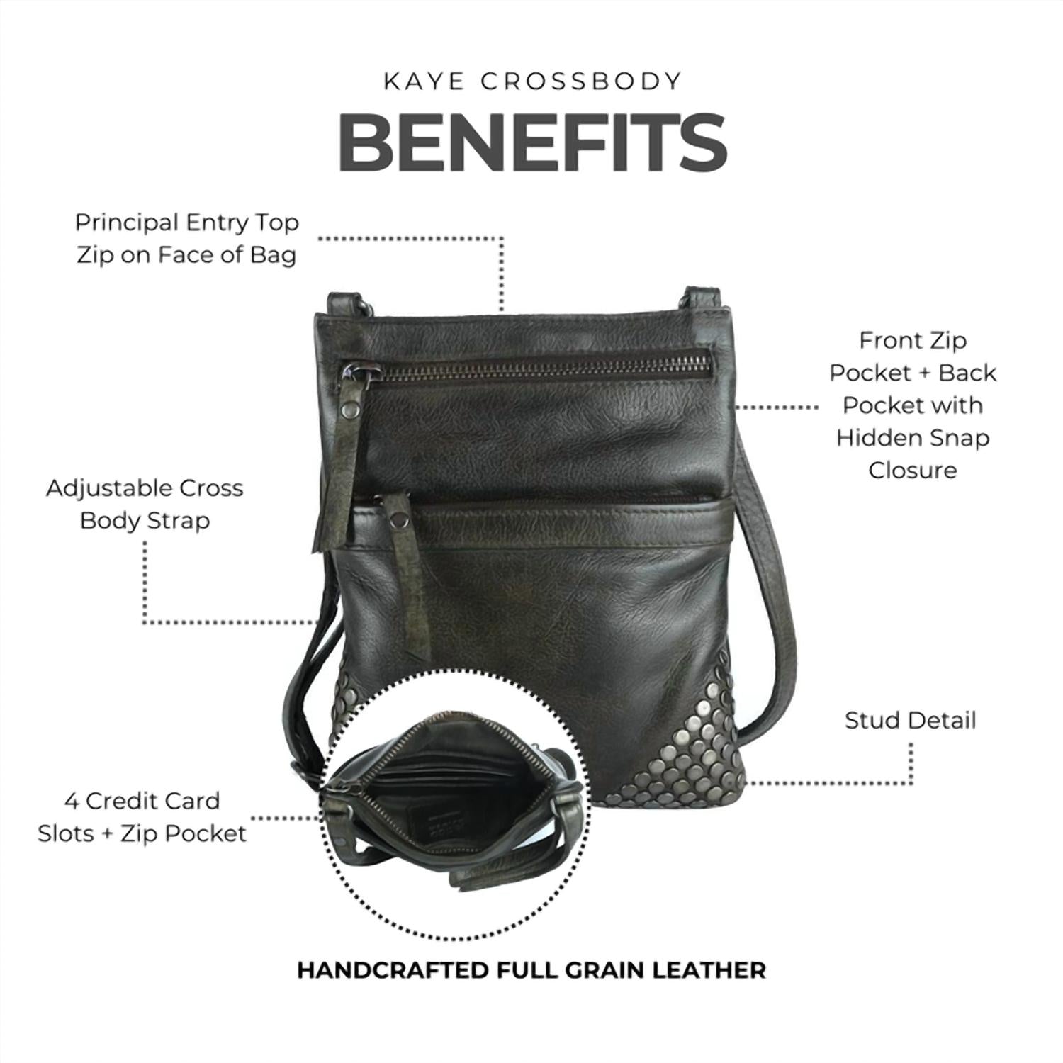 Latico - Women's Kaye Crossbody Bag