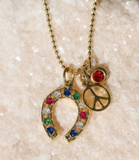 Farrah B Jewelry - Women's Charm Cluster Necklace