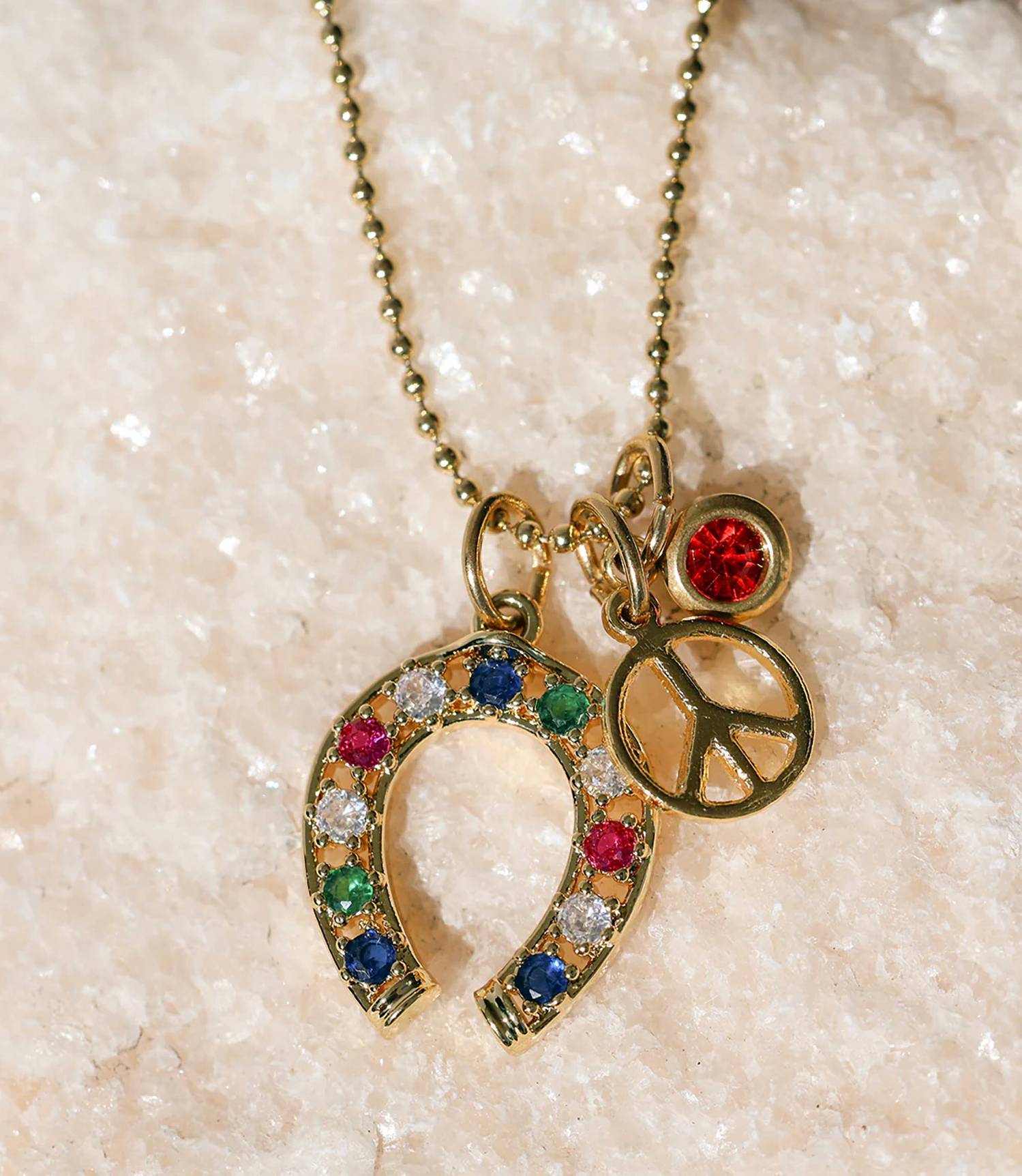 Farrah B Jewelry - Women's Charm Cluster Necklace