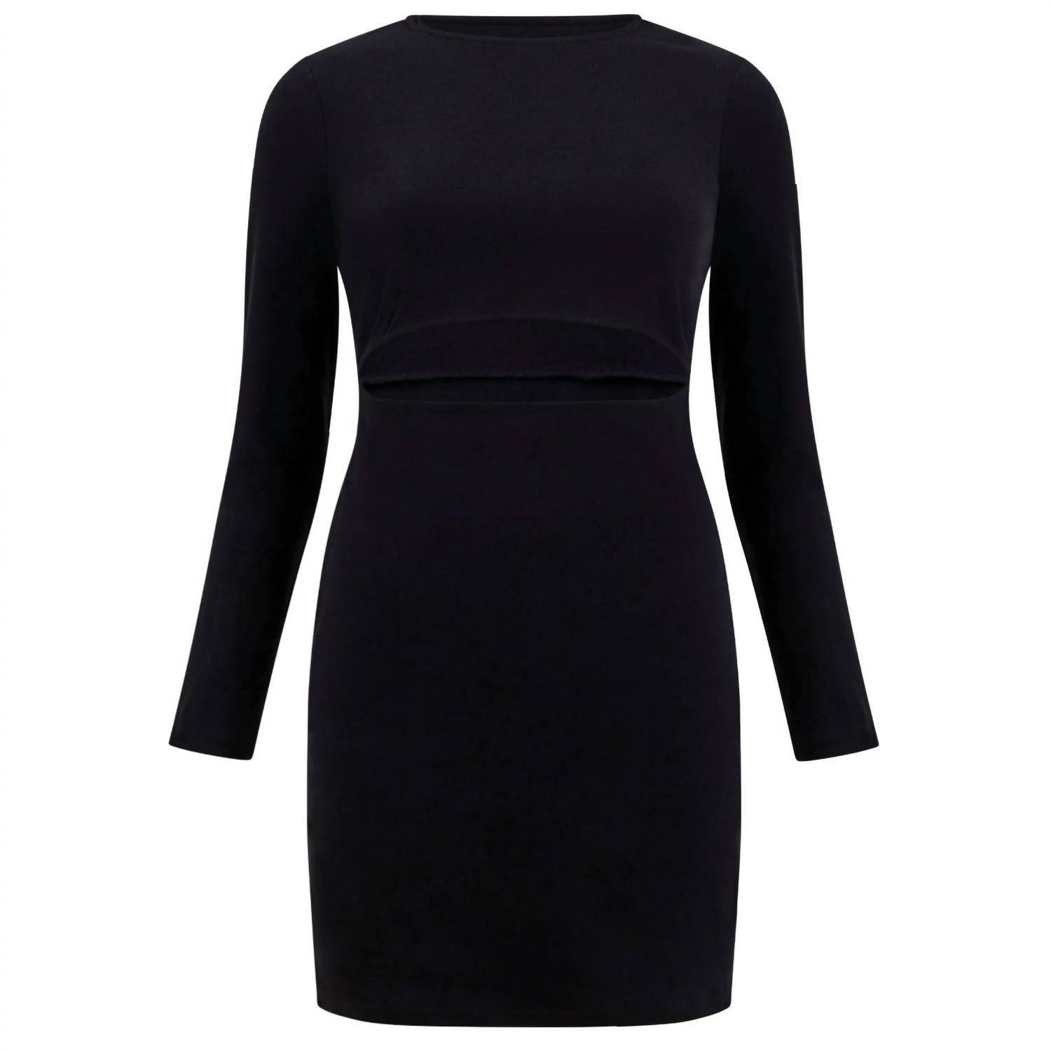 FRENCH CONNECTION Women's Rassia Sheryle Cut Out Mini Dress in black - women's dress