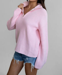 Tic Toc - Liisa Quarter Zip Sweater