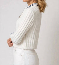 Central Park West - Coen Cable Zip Up Bomber Jacket
