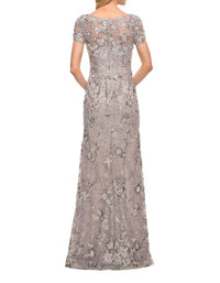 La Femme - Lace Evening Dress