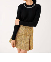 Lilly Pulitzer Morgen Long Sleeve Sweater in black - women's sweater - alternate view