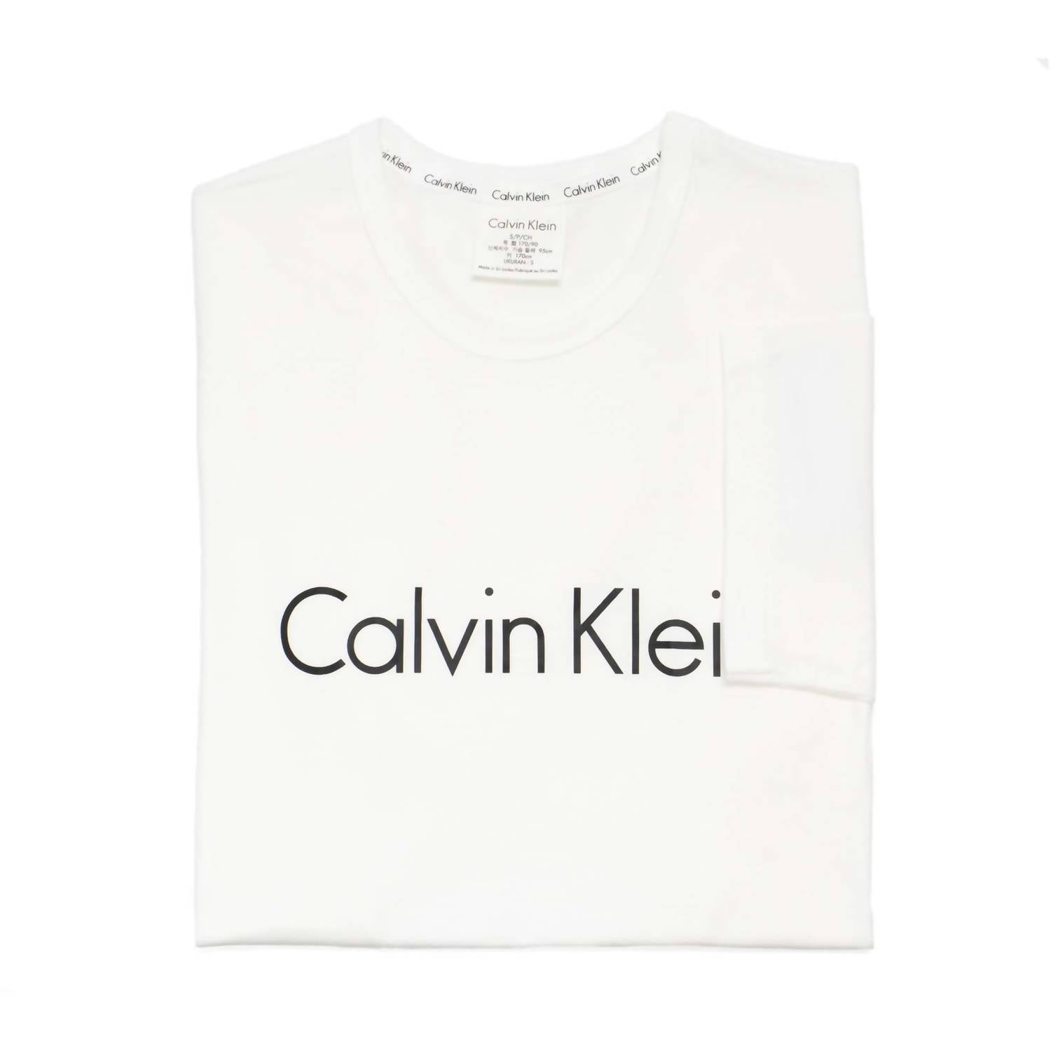 Calvin Klein - Men's Comfort Cotton Logo Crew Neck T-shirt