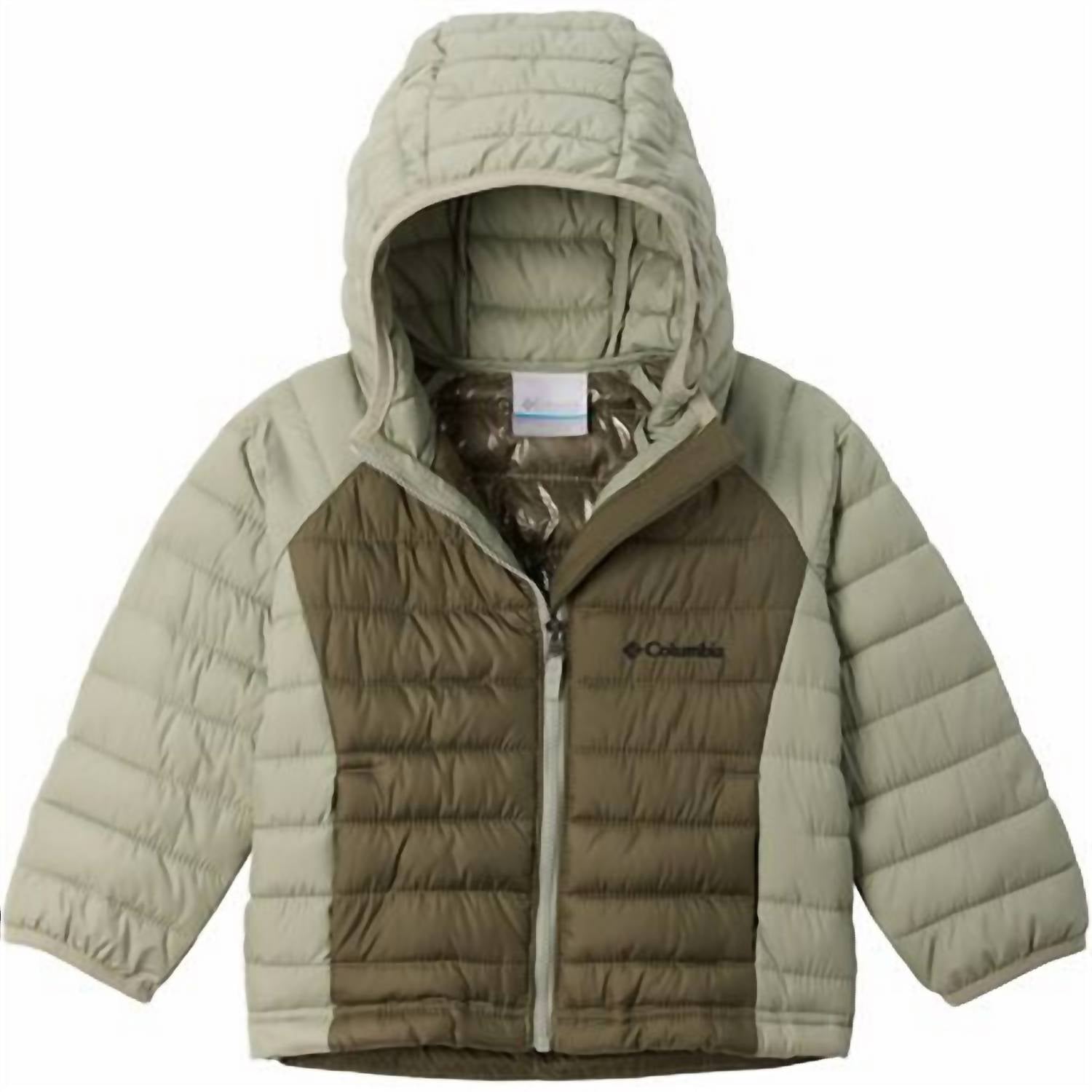 Columbia Kids' Powder Lite II Hooded Jacket in green - kids' jacket