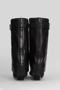 Bibi Lou Women's Yuna Leather Boots in black - women's shoe - alternate view