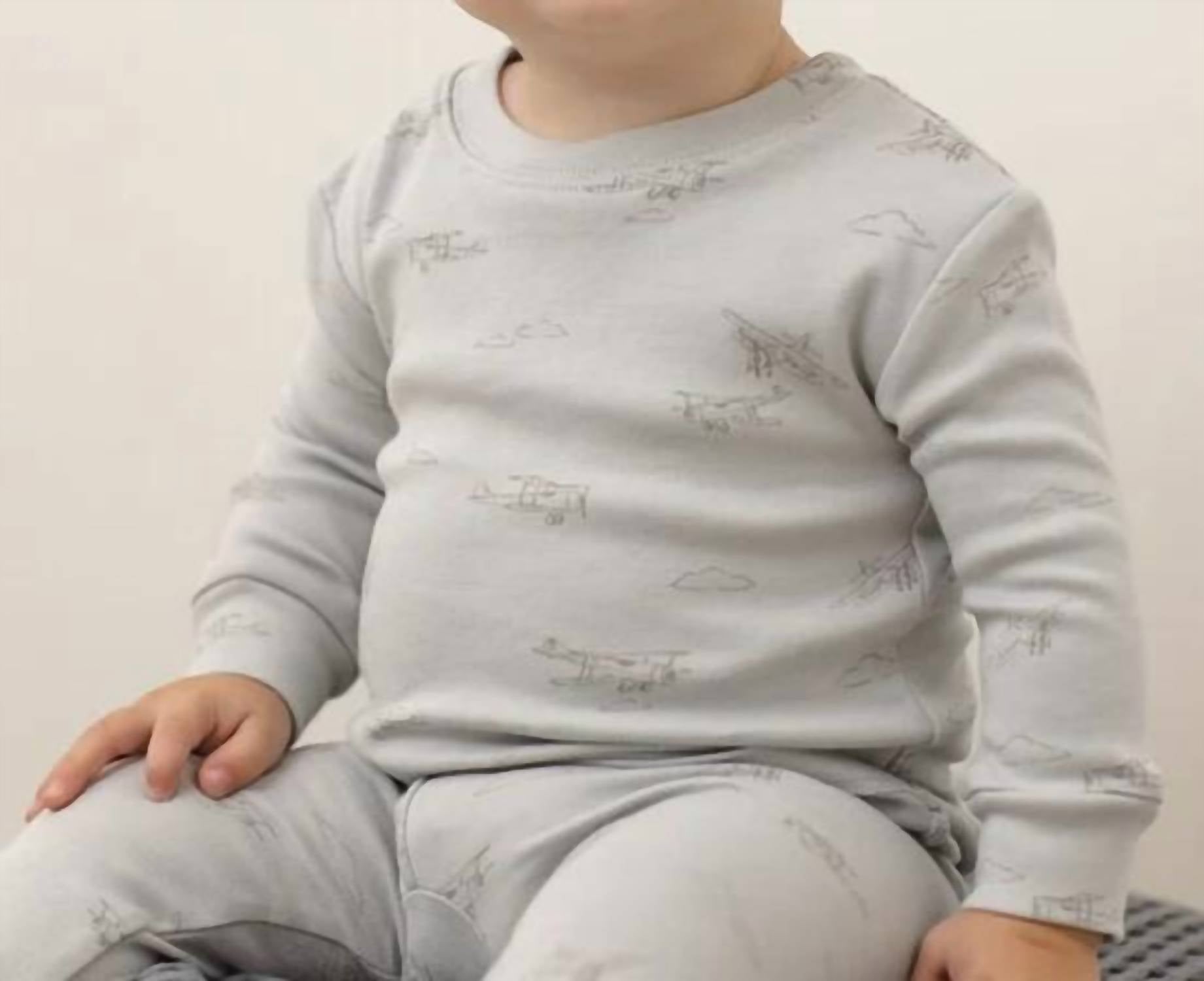 Quincy Mae - Baby Boys Jersey Pajama Set