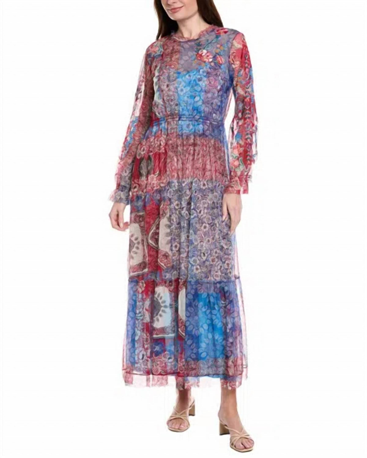 Johnny Was - MAZZY RUFFLE NECK DRESS