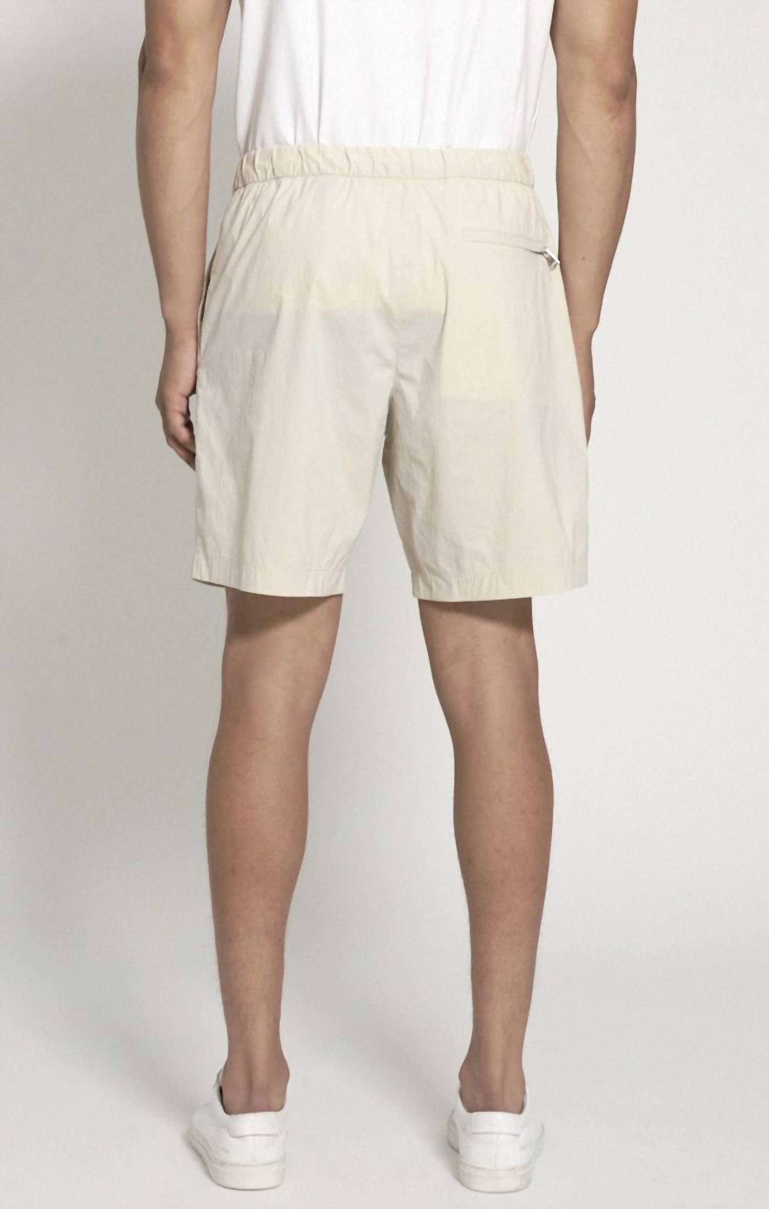 Theory Drawstring Short in peyote - men's shorts - detail view