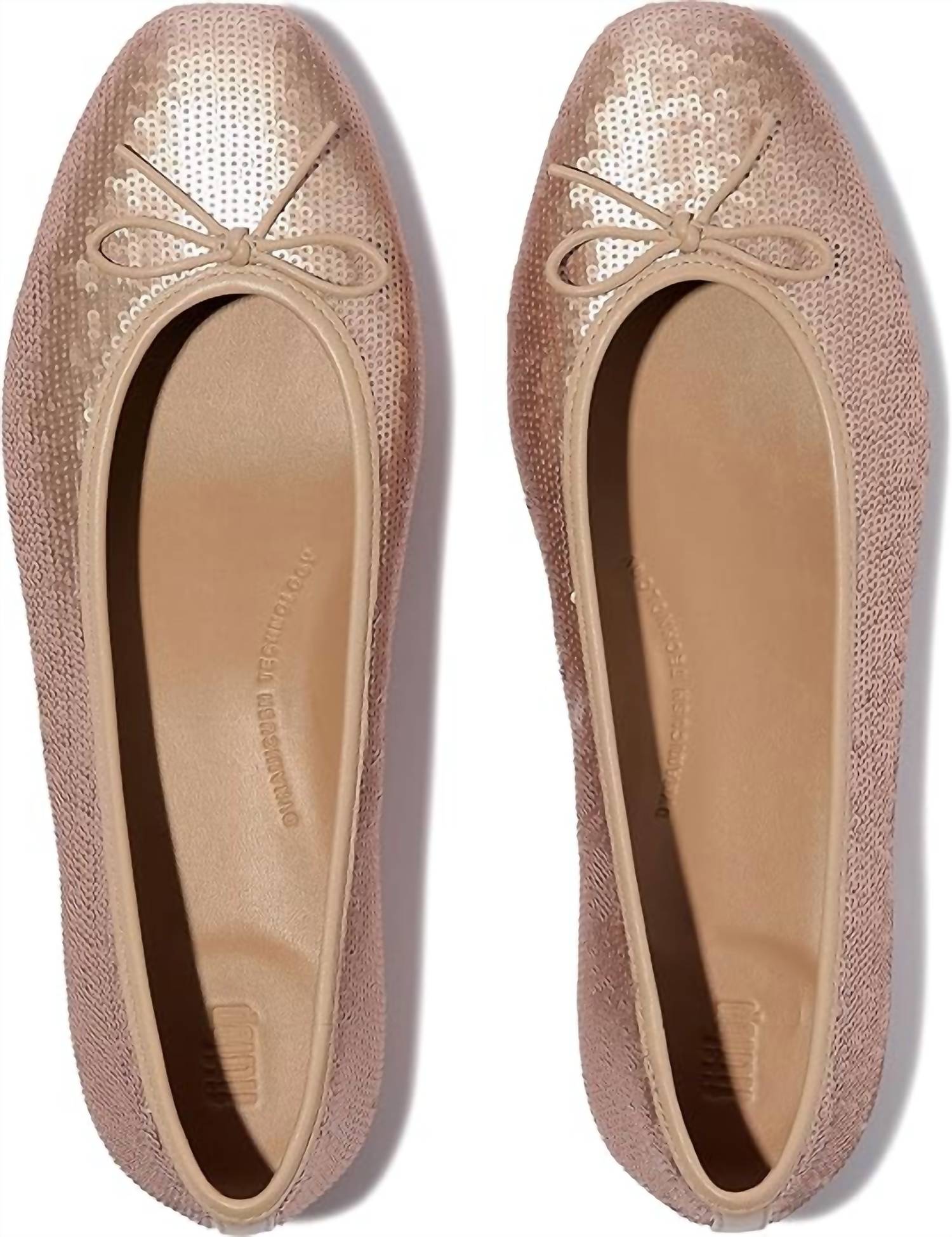 Fitflop - Women's Delicato Bow Sequin Ballet Flats