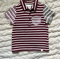 Me & Henry - Boy's Stripe Polo