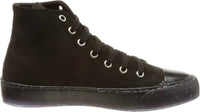 Women's Canvas Heart Lace Up Hi Top Sneakers