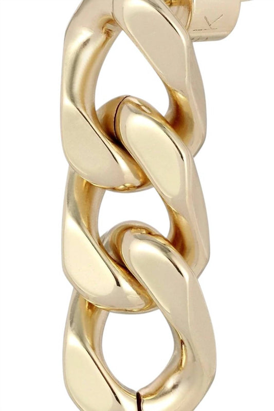 Eklexic - Women's Taraji Three Link Drop Earrings