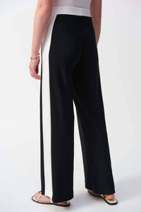 Joseph Ribkoff - Two Tone Color Block Wide Leg Pants