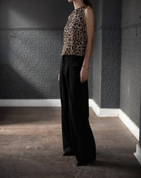 Velvet By Graham & Spencer - Yves Leopard Sequin Tank