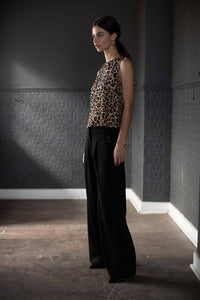Velvet By Graham & Spencer - Yves Leopard Sequin Tank
