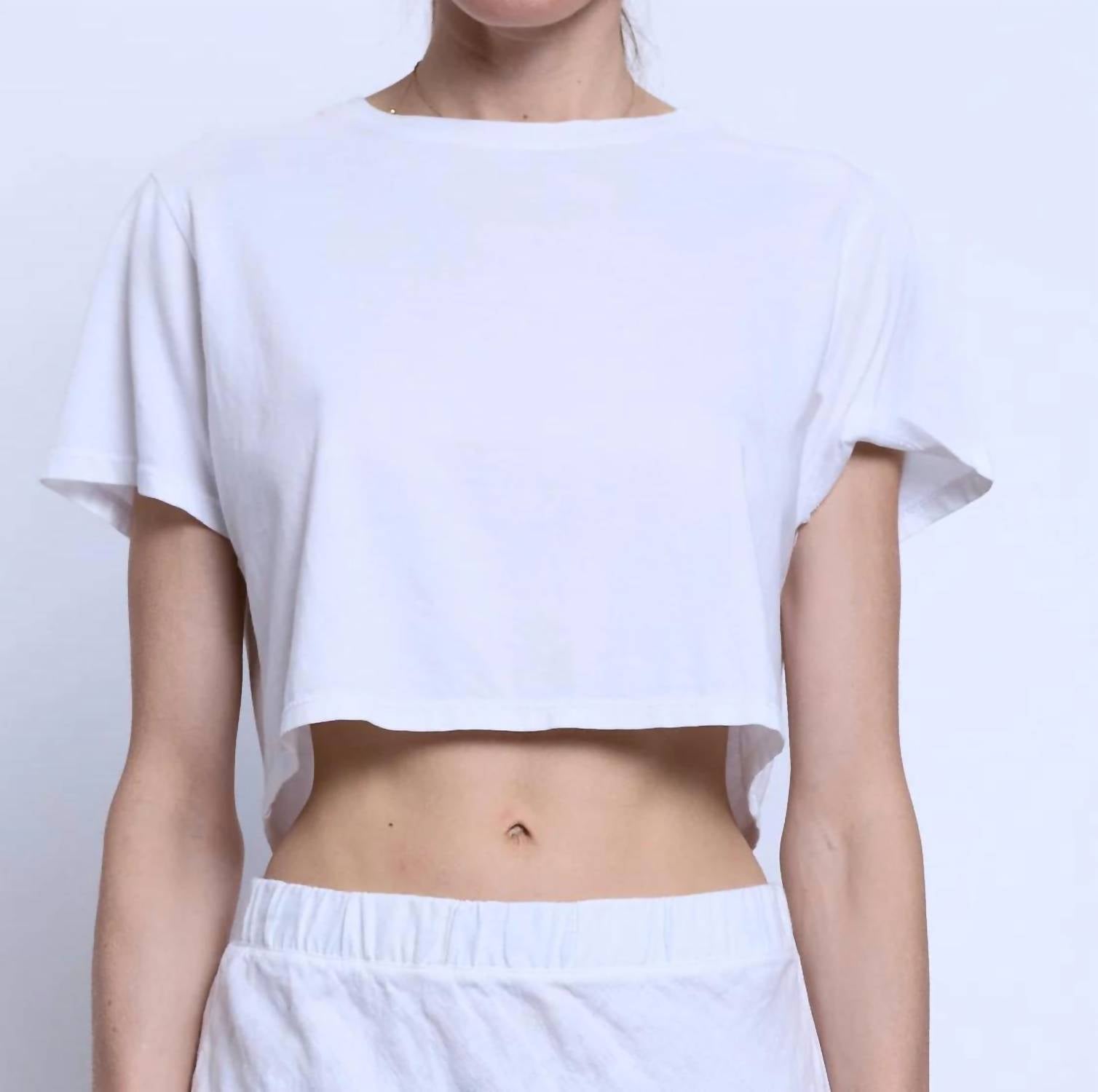 Betro Simone - Dani Crop Linen Tee