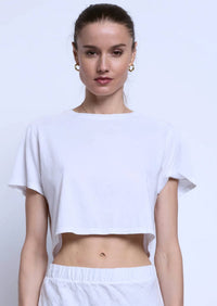 Betro Simone - Dani Crop Linen Tee