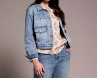 Tribal - Classic Drop Shoulder Denim Jacket