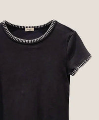 Dylan - Women's Brooks Blanket Stitch Tee