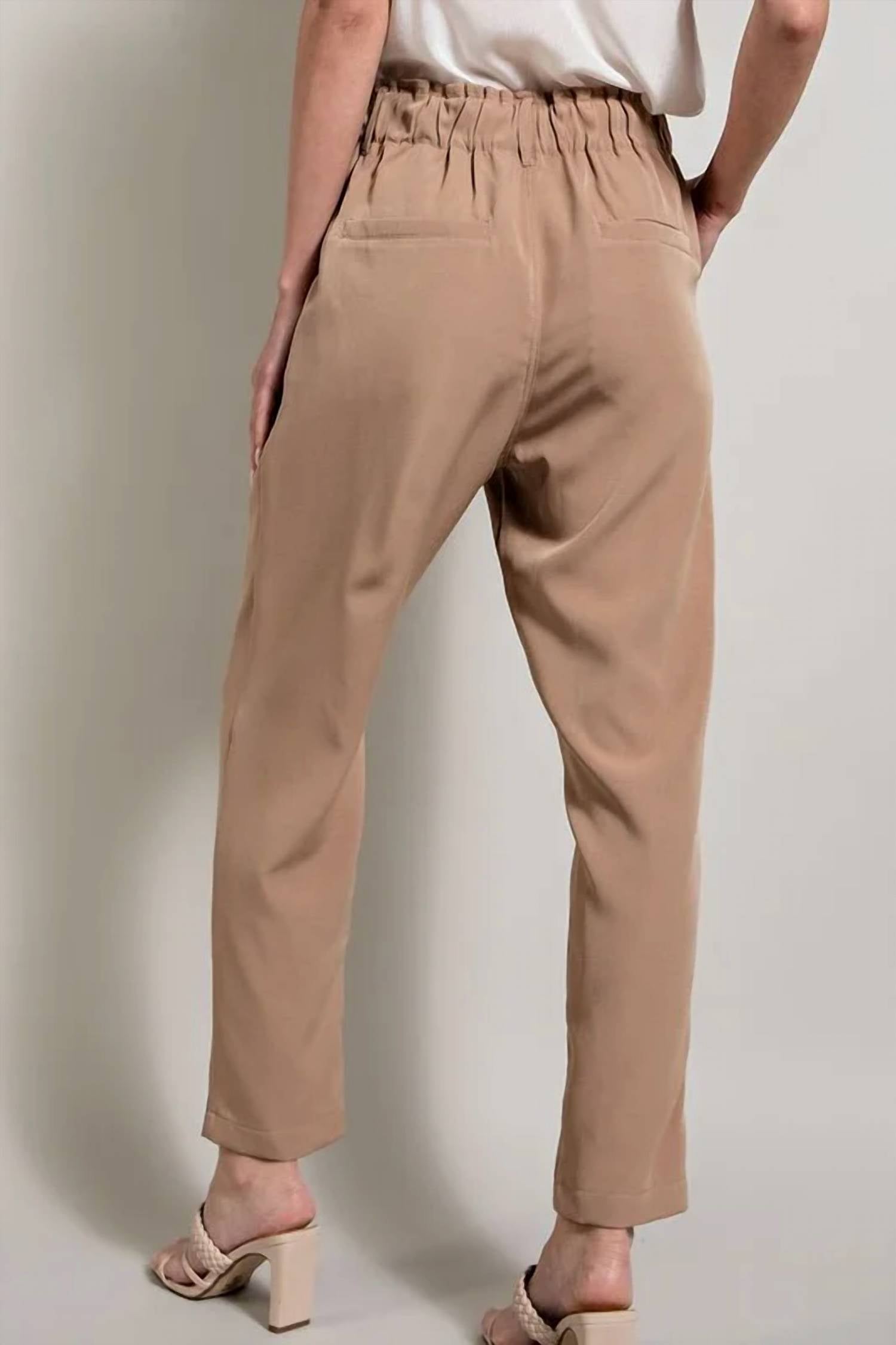 Ee:Some - Banded Straight Pants