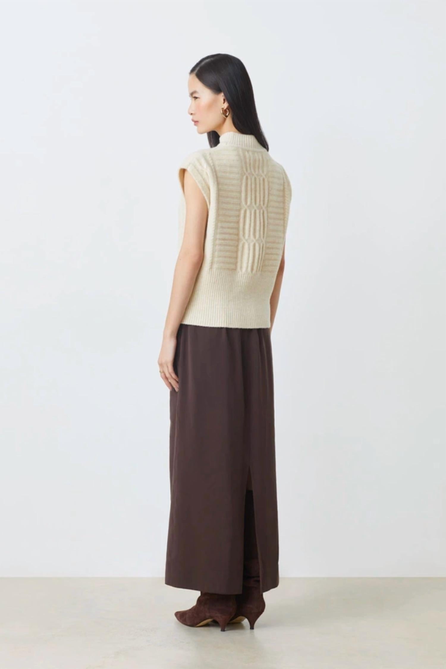 Suncoo - Prusse Mock Neck Sweater