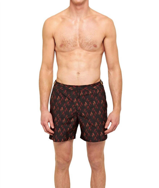 Orlebar Brown - Bulldog Aquila Print Mid-Length Shorts