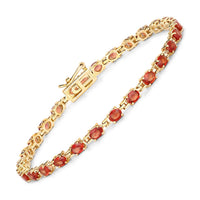 Diana M Jewels - Women's Oval Natural Sapphire Bracelet (7.00 Ct) - Elegant