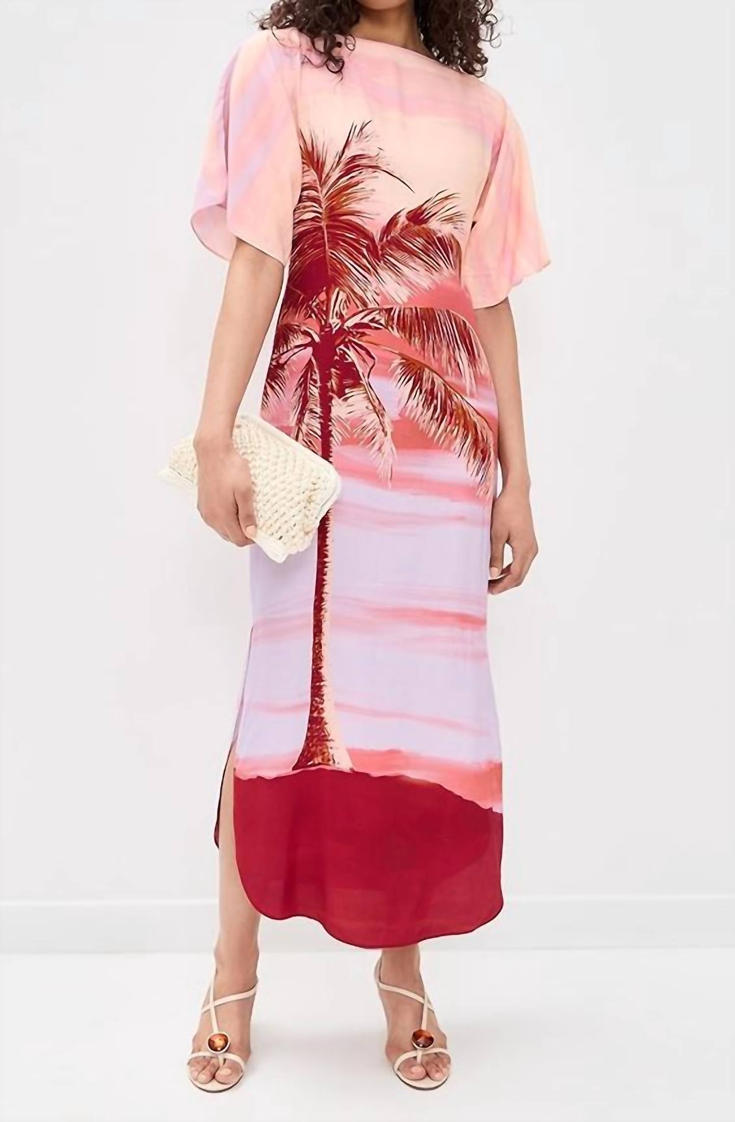 Hemant & Nandita - Boat Neck Long Dress