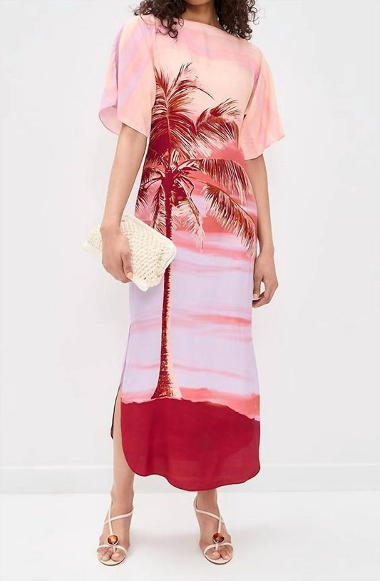 Hemant & Nandita - Boat Neck Long Dress