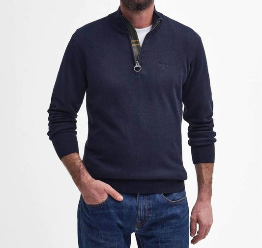 Barbour - Cotton Half Zip Sweater