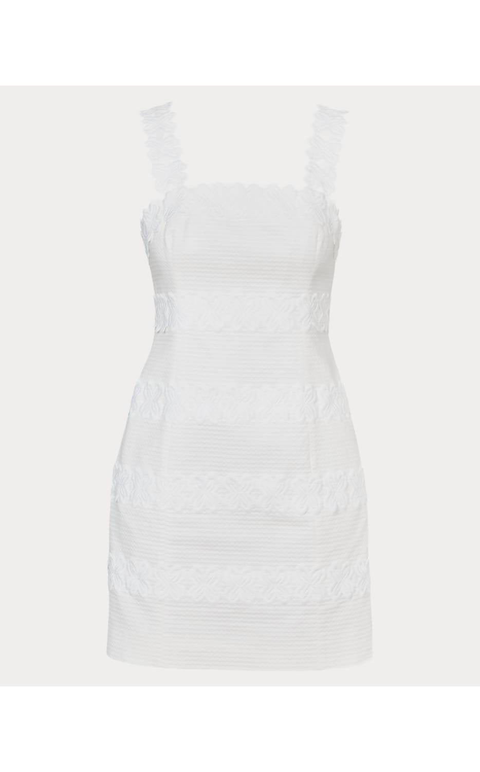 Lilly Pulitzer Davis Sleeveless Mini Dress in resort white - women's dress - view 7