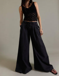 Free People - Julien Wide Leg Chino Trouser Pants