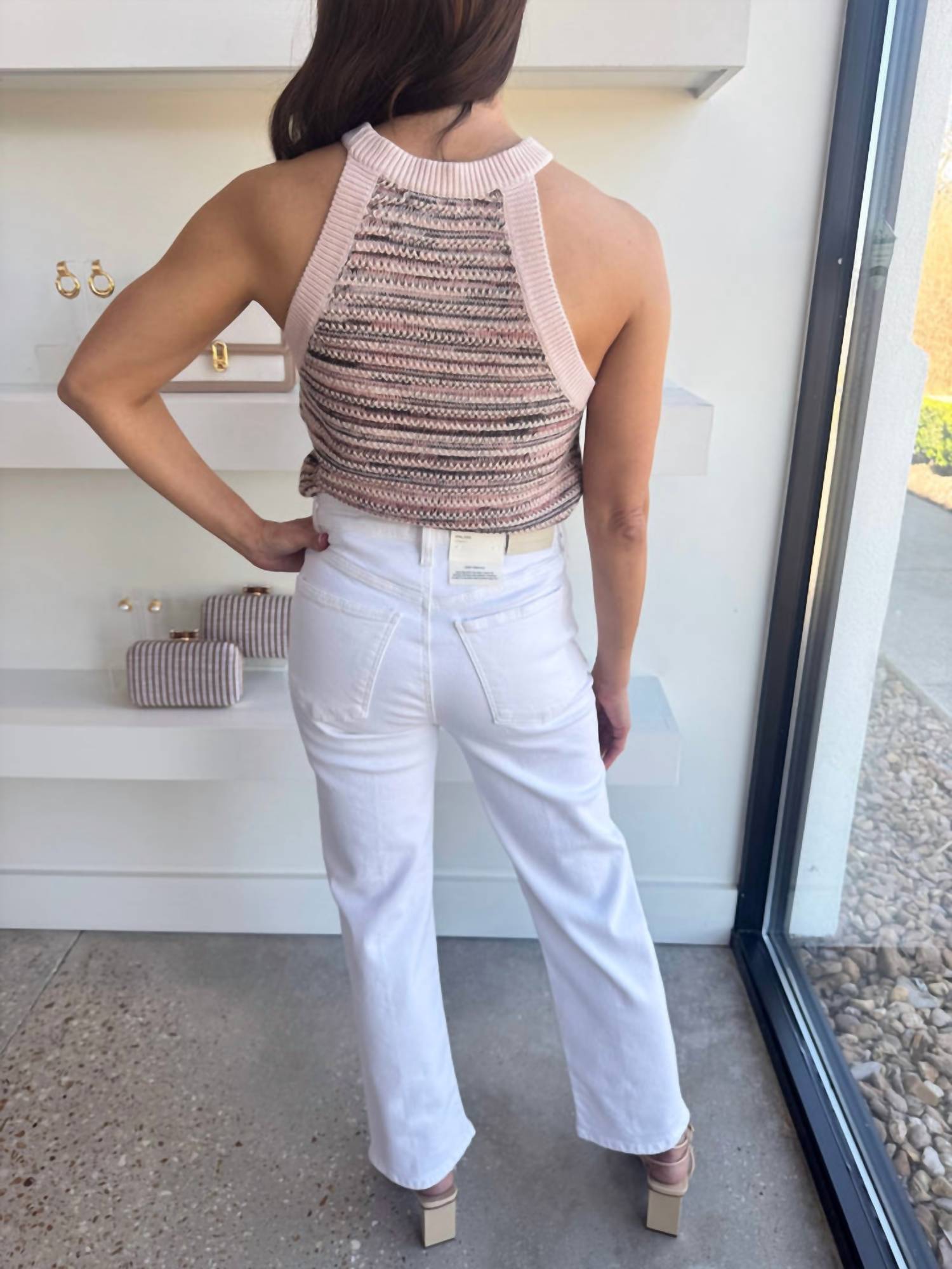 525 America - Vanessa Ombre Halter Tank Top