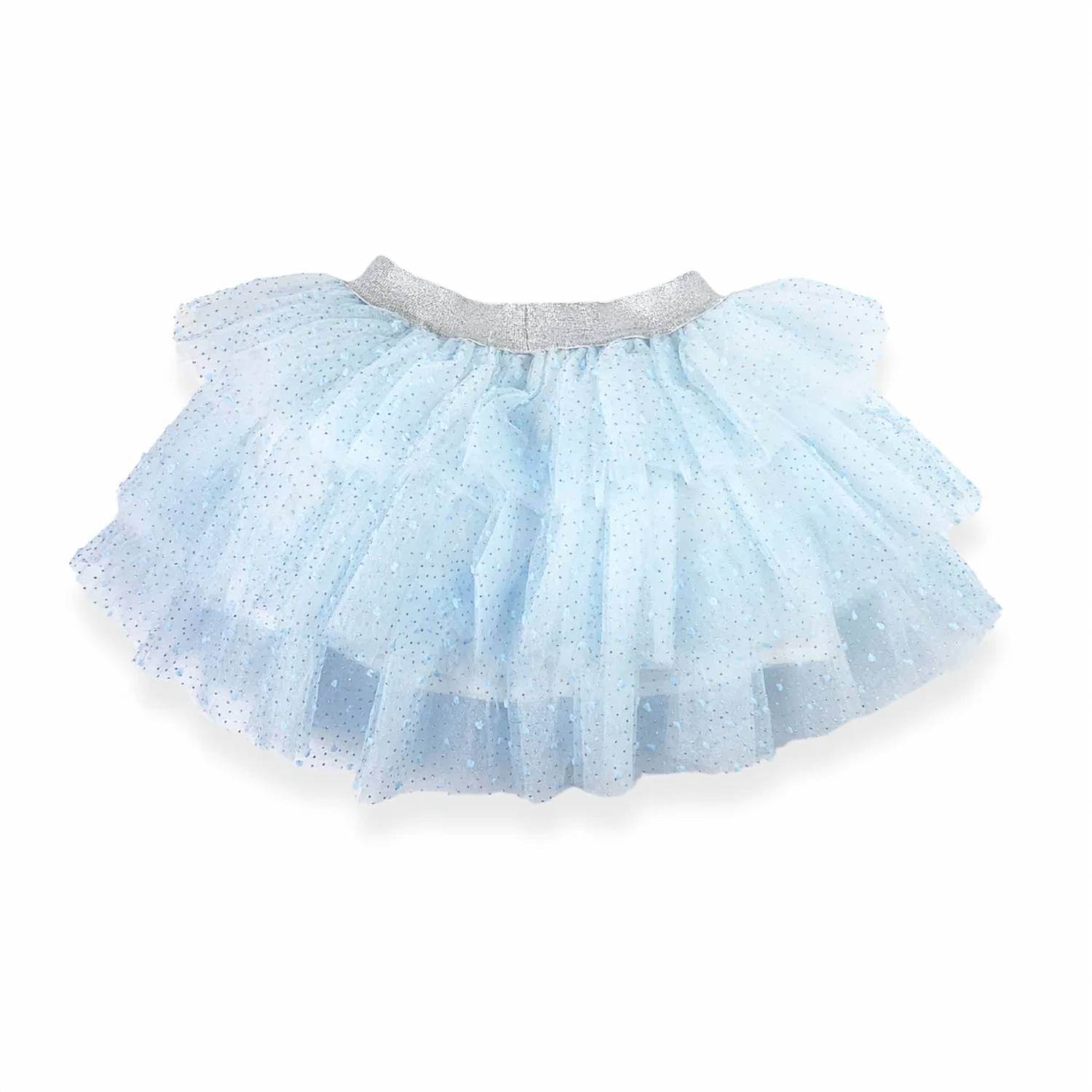 Doe A Dear - Kid's Dot Mesh Tee & Tutu Set