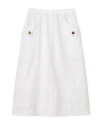 Cartolina Nantucket - Alice Button Midi Skirt