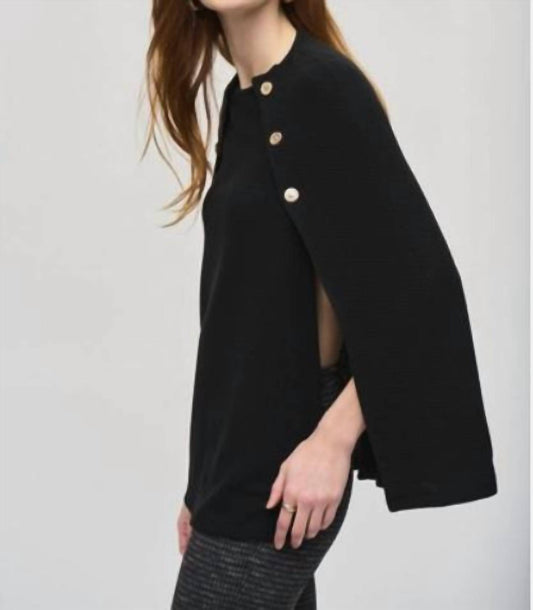 Joseph Ribkoff - WOMEN Jacquard Knit Poncho