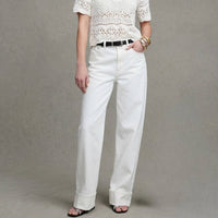 Madewell Women's Low-slung Baggy Jeans in tile white - women's jeans