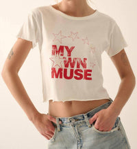 Promesa - My Own Muse Cropped Tee