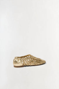 Simkhai - Women's Eden Metallic Ballet Flat