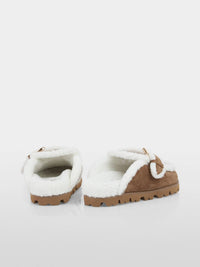 Marc Cain - Women's Calfskin Suede Loafers With Buckle