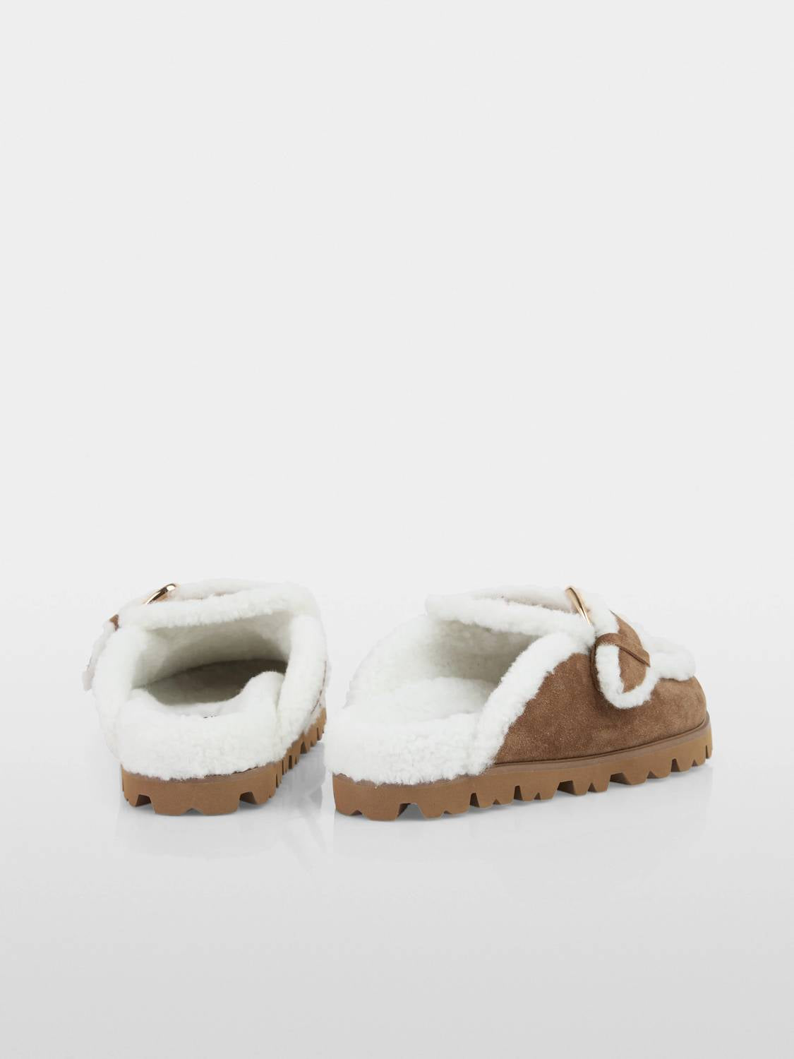 Marc Cain - Women's Calfskin Suede Loafers With Buckle