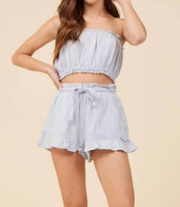 Vintage Havana - Gauze Smocked Tube Top