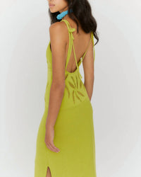Beatrice .B - Floral Inlays Cotton Maxi Dress