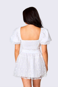Buddylove - Daisy Eyelet Top & Skirt Set