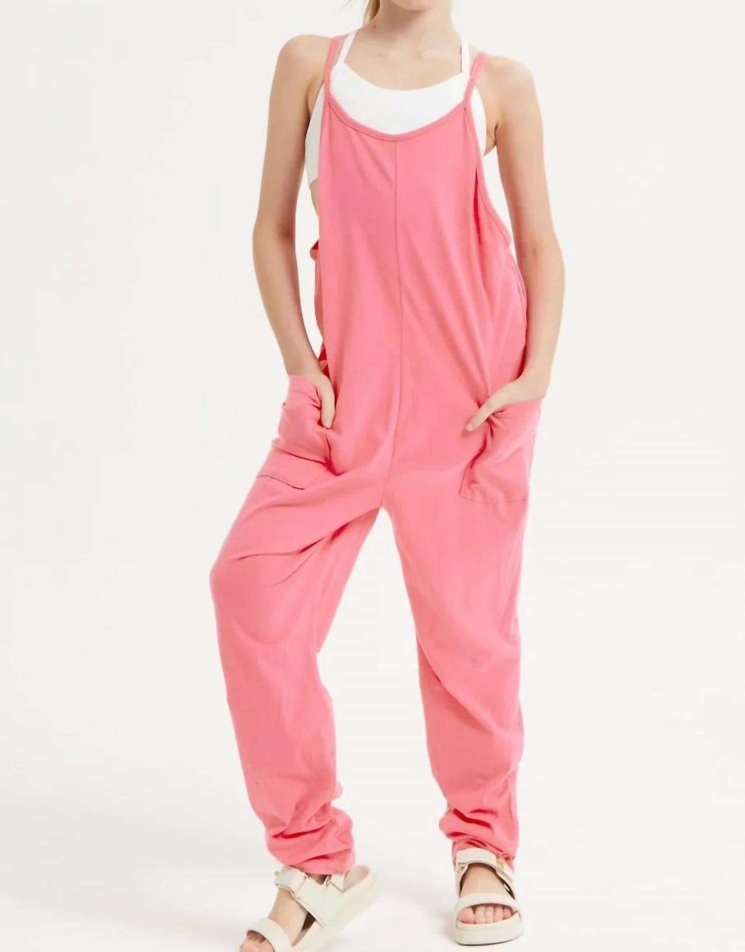 Good Girl - Drop Crotch Sleeveless Jumpsuit